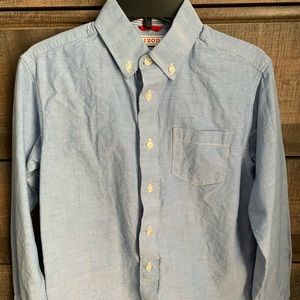 Boys IZOD Button Down Shirt, Long sleeve, Medium